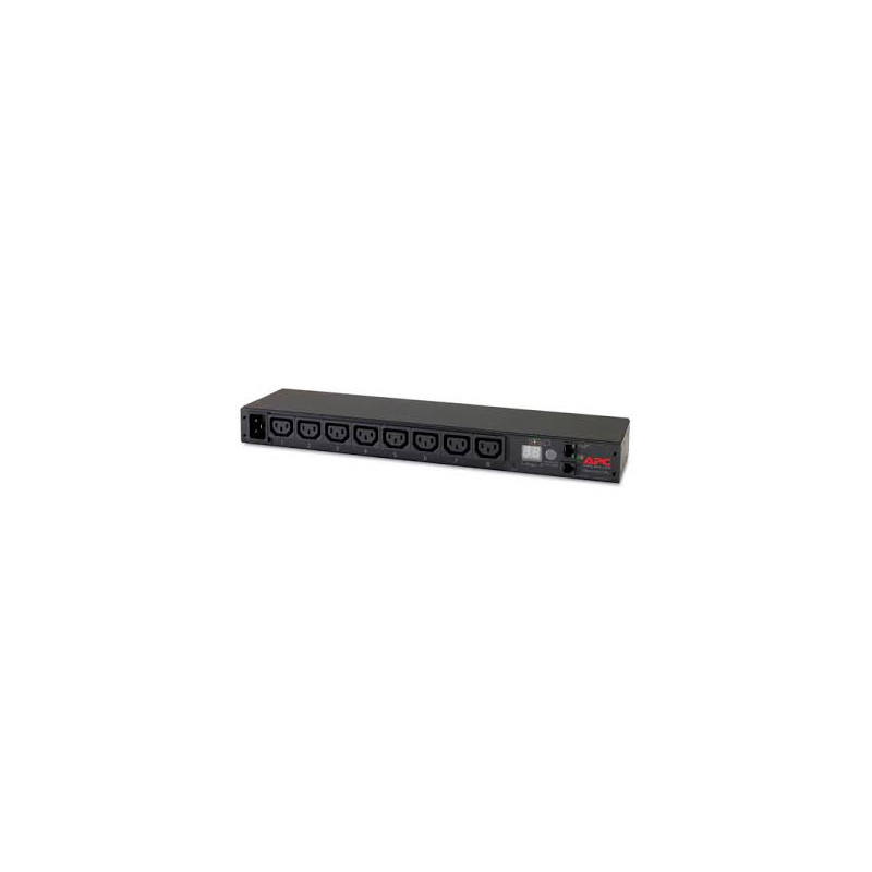 AP7920B - PDU APC, commute, 1U, 12A 208V, 10A 230V, IEC 320 C14, 8 prises IEC C13