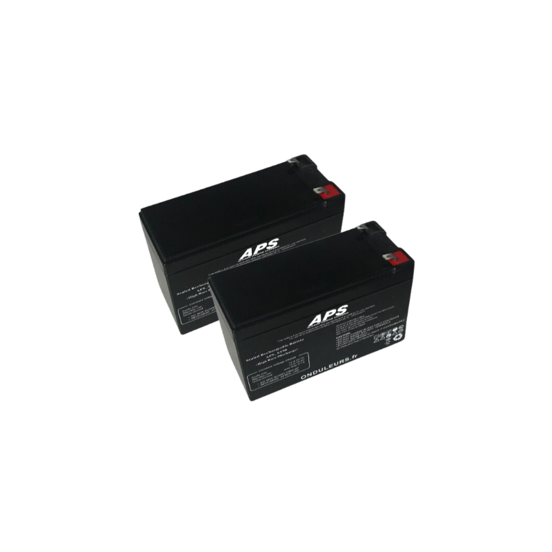 BAT5100 - Kit batteries pour onduleur APC BACK-UPS BX 2200 VA - Référence BX2200MI-FR