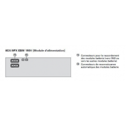 9SXEBM180RT - Extension batteries Eaton 9SX EBM 180V pour onduleurs 9SX5KIRT et 9SX6KIRT
