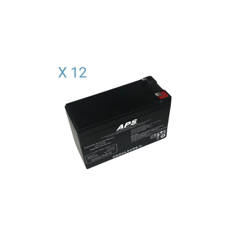 BATE208 - Kit batteries pour extension batteries EATON 5PX RT3U Réf : 5PXEBM72RT3UG2