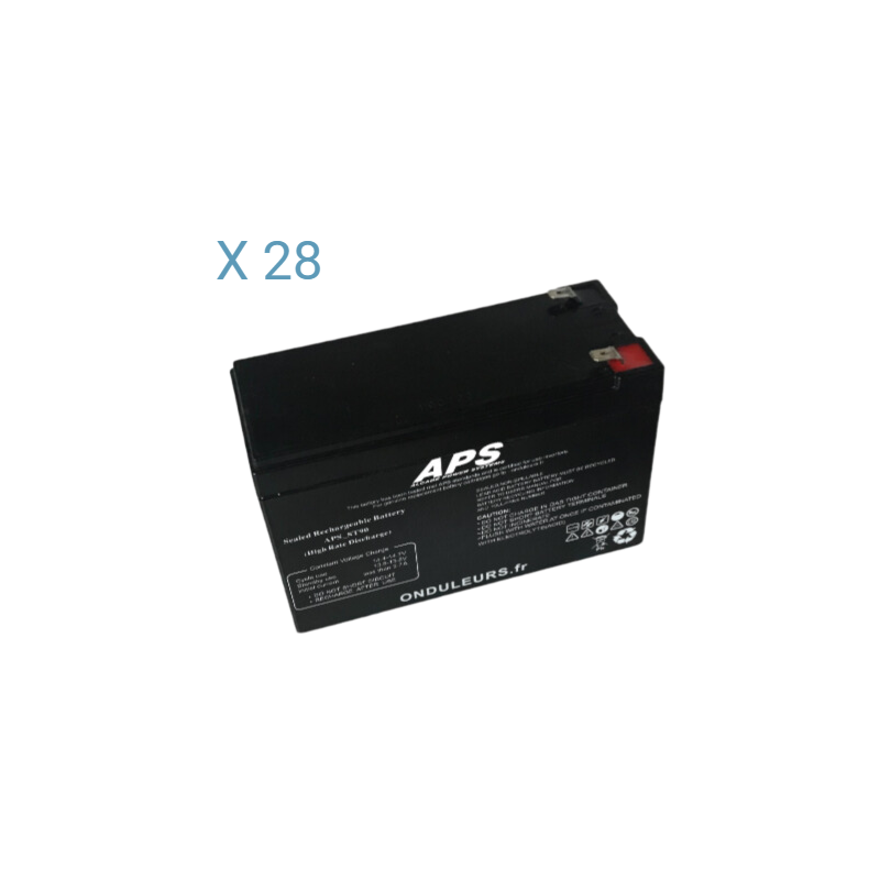 BAT616 - Kit batteries pour onduleur IMUNELEC RS 5000