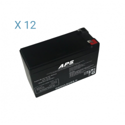 BATAPS10 - Kit batteries pour onduleur APS Memopower 2 kVA avec autonomie de 27 min APSRT02K-27