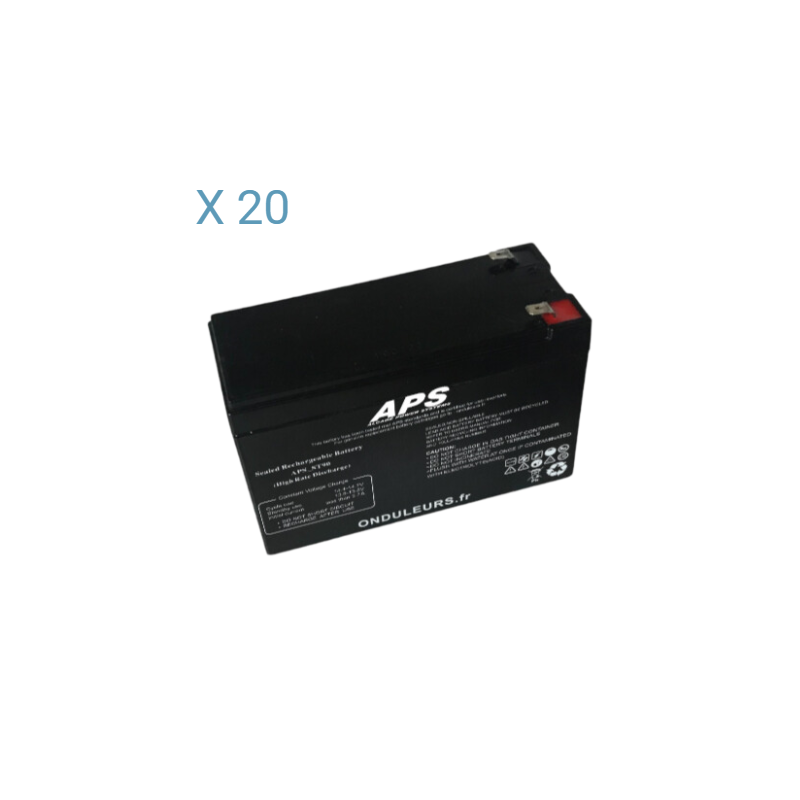 BATS190 - Kit batteries pour onduleur SELFPROTEC Omega 6000