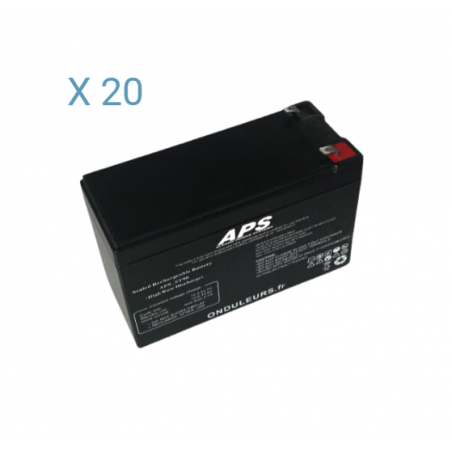 BATU164 - Kit batteries pour onduleur UNITEK Cyclone 10000 RK