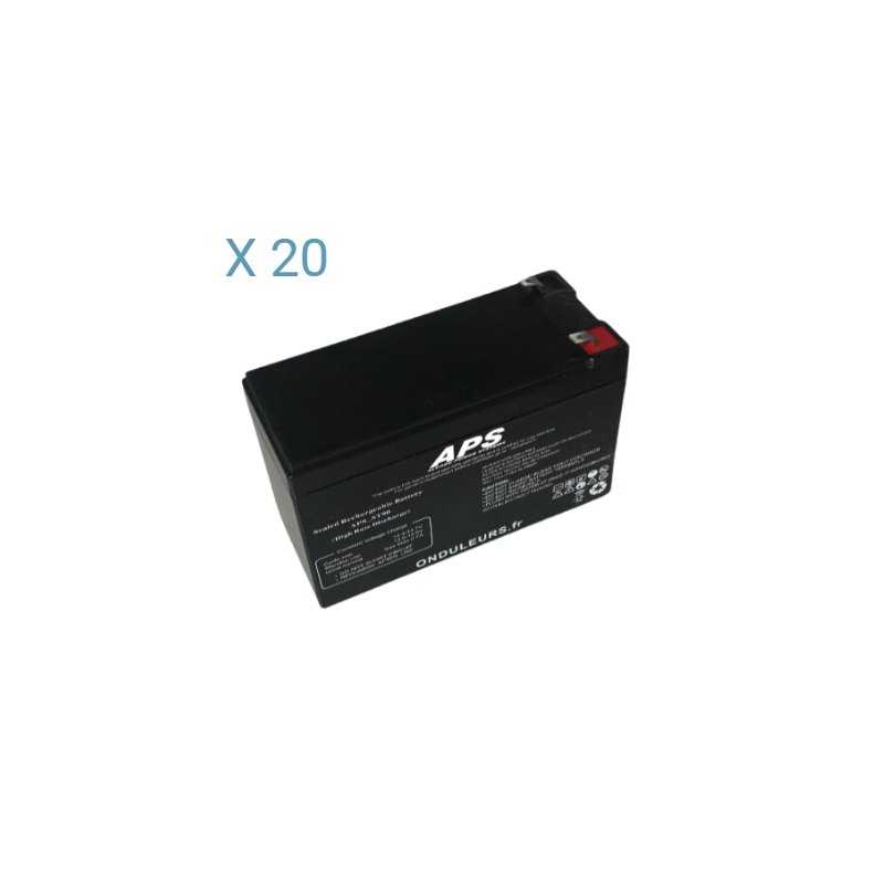 BATU129 - Kit batteries pour onduleur UNITEK Cyclone 10000 STX