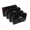 BATE173 - Kit batteries pour onduleur EATON 5P 850 VA Rack 1U 5P850IR